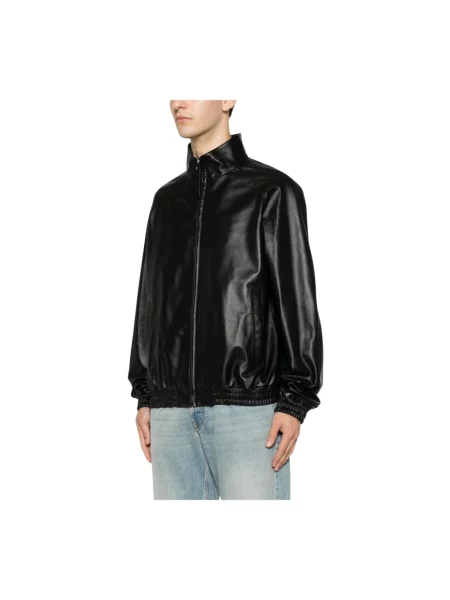 Kurtka skórzana Givenchy czarna