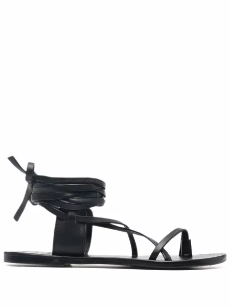 Sandale Manebi din piele negru