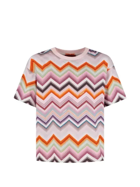 Koszulka dziecięca Missoni różowa