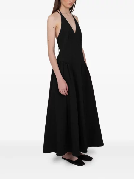 Rochie Rxquette plisată de costum negru