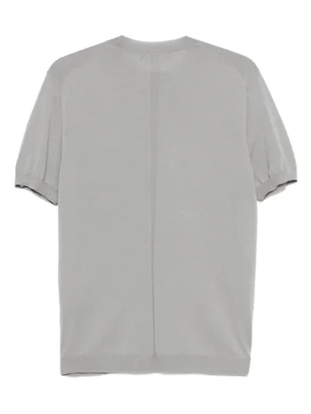 Tricou Low Brand cu decolteu rotund scurt gri