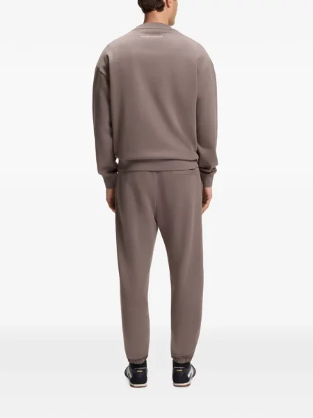 Pantaloni Hugo streetstyle cu autograf maro