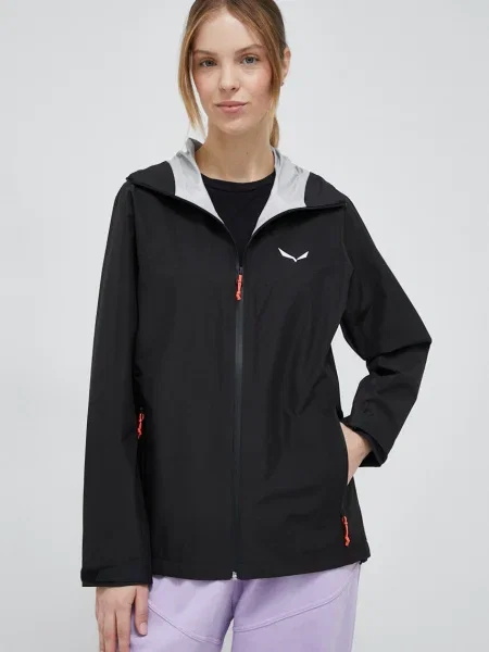 Salewa geaca outdoor Puez Aqua 4 PTX de tranzitie negru