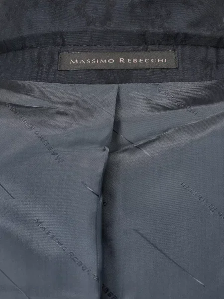 Sacou Massimo Rebecchi cu model floral albastru