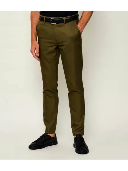 BOSS BLACK Pantaloni chino negru