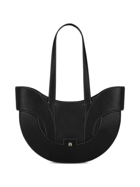 Geantă shopper Aigner din piele negru