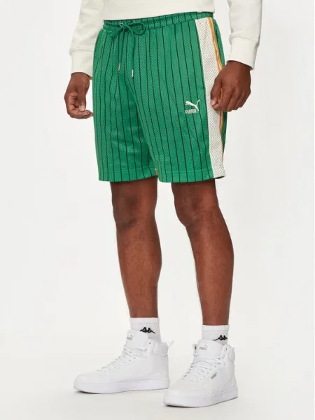 Puma Pantaloni scurți sport T7 verde