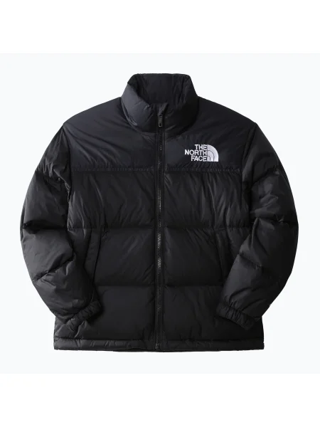 Детско пухено яке The North Face Nuptse Down black черно