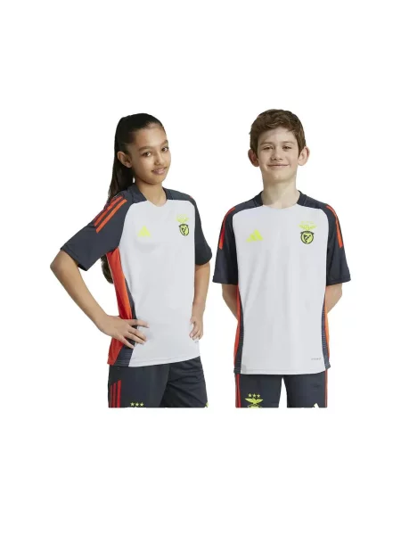 T-shirt Benfica Adidas Junior krótkie rękawy Czerwony czarna