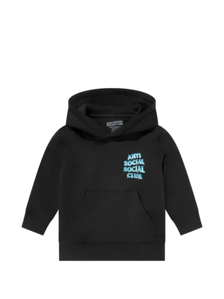 Bluza z kapturem dziecięca Anti Social Social Club czarna