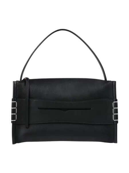 Loafersy Jw Anderson skórzane czarne