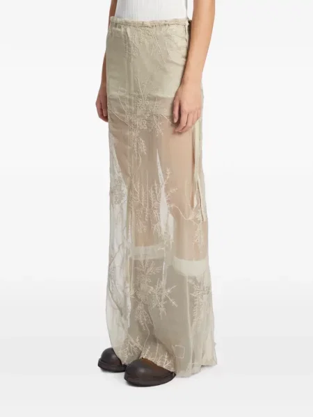 Fusta maxi Ann Demeulemeester de mătase
