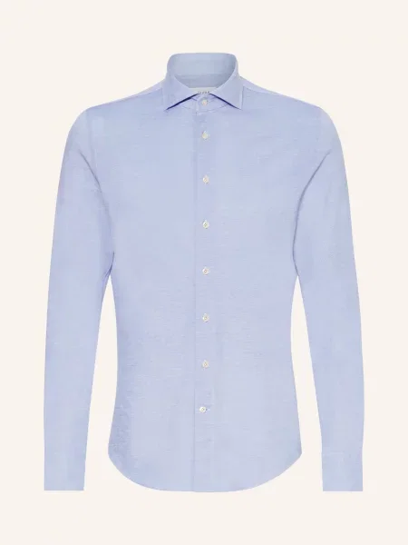 Profuomo Košile Z Piké Slim Fit tmavě modrá