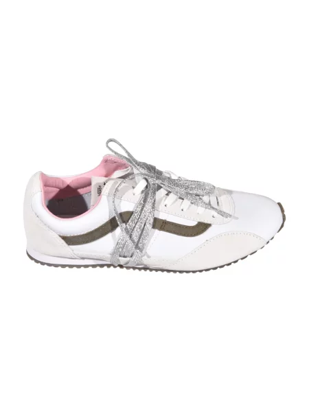 Sneakersy Vans zamszowe białe