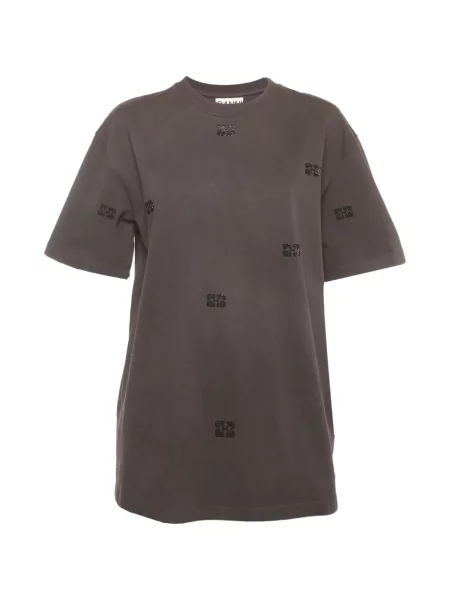Stras tricou Ganni gri