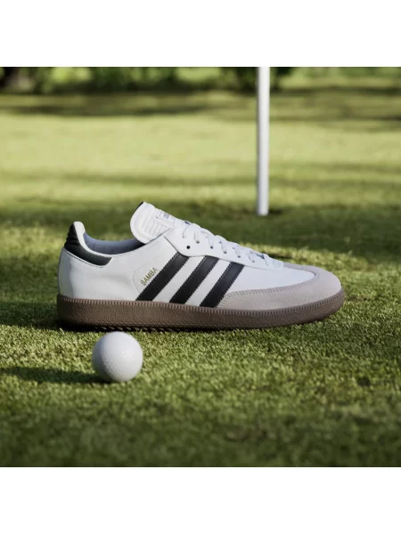 Buty Golfowe Unisex Adidas Golf Samba Golf biały