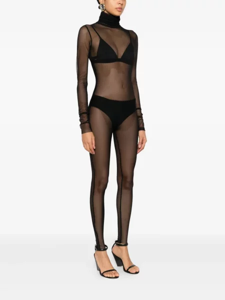 Kombinezon Rhizome tiulowy czarny