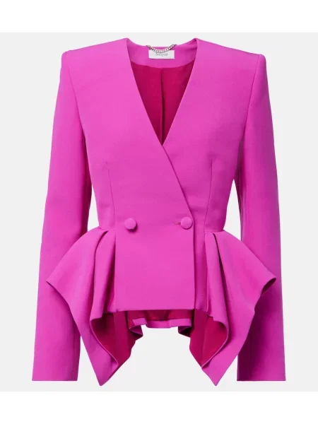 Cu peplum sacou Safiyaa violet