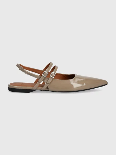 Usnjene balerinke Vagabond Shoemakers HERMINE bež