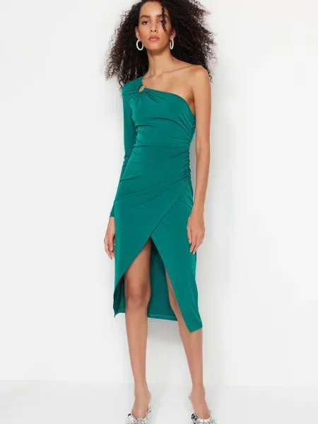 Rochie de seară Trendyol verde