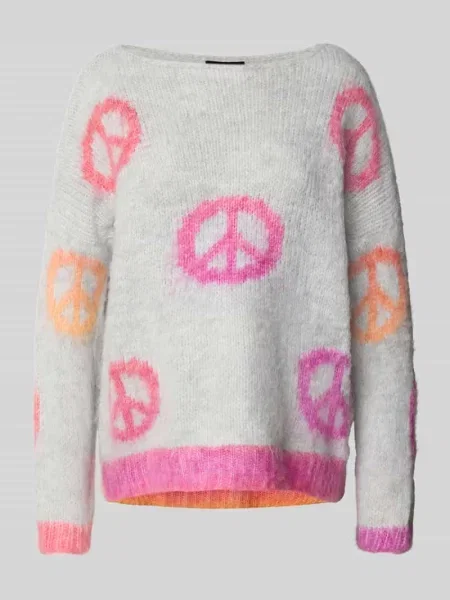 Sweter z dzianiny z obniżonymi ramionami Miss Goodlife