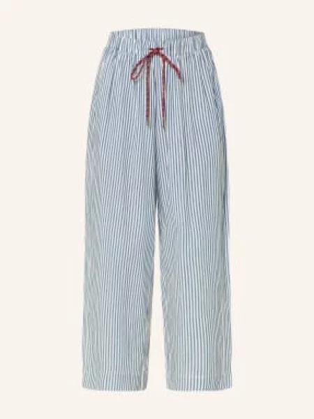 Yerse Spodnie Brooklyn blau białe