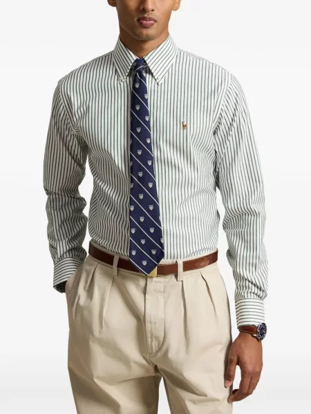 Șosete Polo Ralph Lauren cu broderie în carouri de flanelă verde