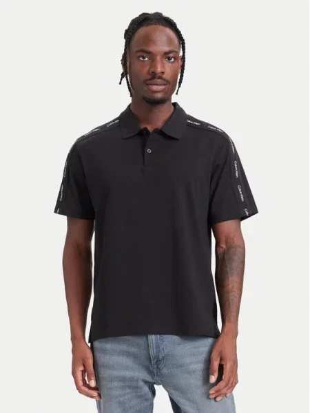 Polokošile Calvin Klein Jeans černé