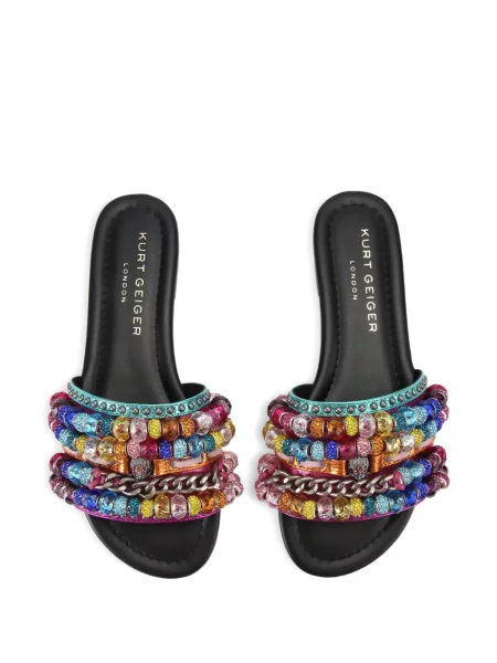 Τσάντα με λουράκι αλυσίδα Kurt Geiger London περιδέραιο μαύρο