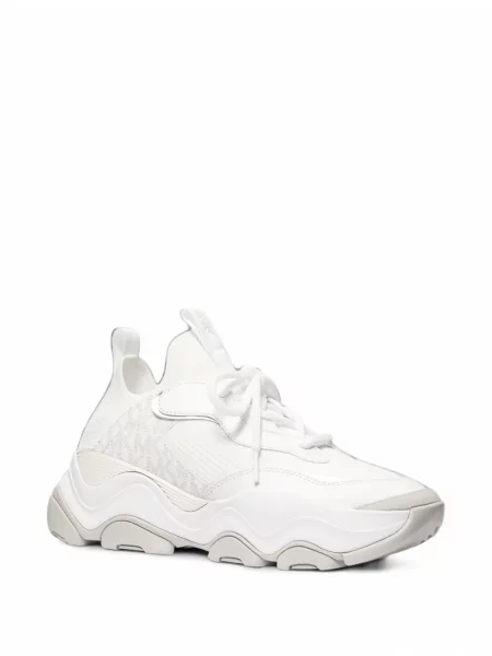 Sneakerși Michael Kors tricotate alb