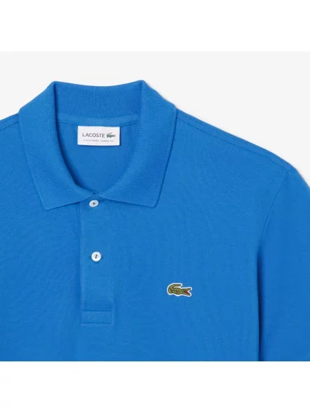 Lacoste Koszulka Polo Classic Fit Light Piqué niebieska
