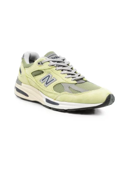 Sneakersy New Balance zamszowe zielone