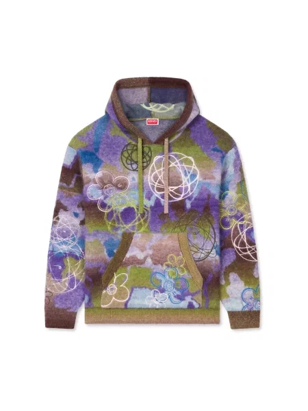 Dzianinowa bluza z kapturem Kenzo