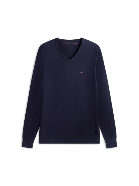 TOMMY HILFIGER Pulover ESSENTIAL bleumarin