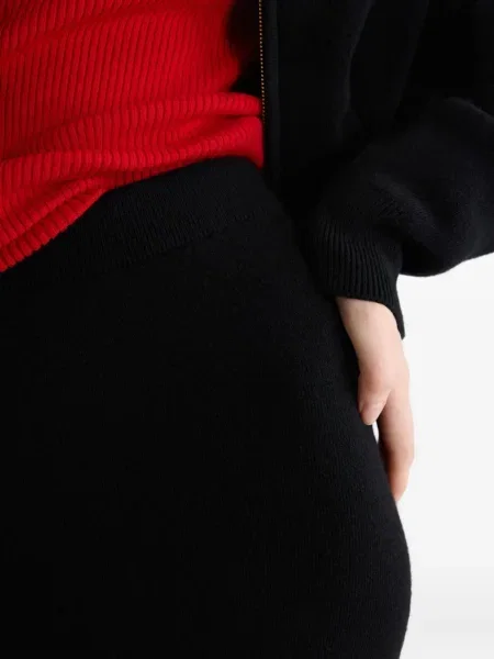 Maksi spódnica maxi Patou wełniana czarna