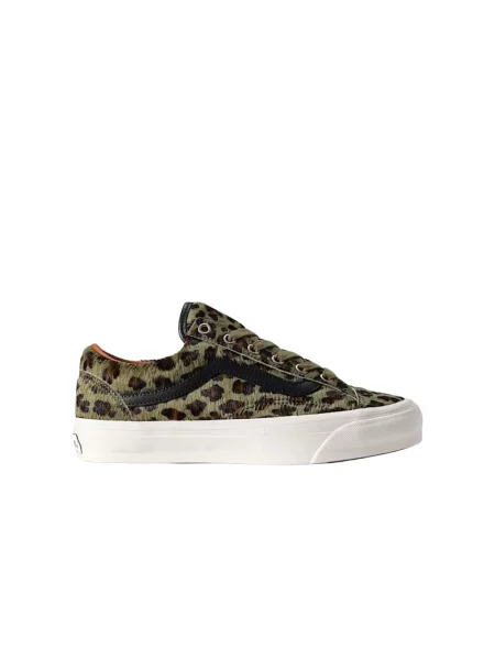 Sneakersy Vans Old Skool skórzane zielone