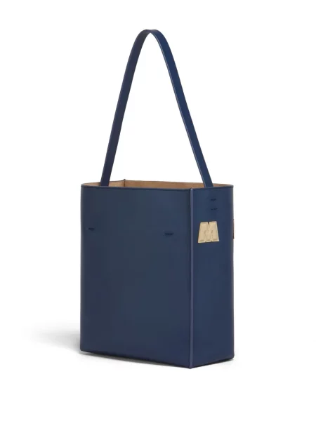 Geantă shopper Marni albastru