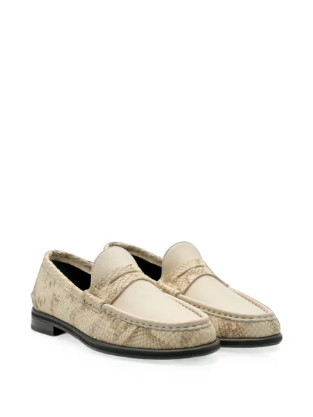 Pantofi loafer Lottusse cu model piele de șarpe