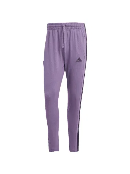 Spodnie adidas Essentials Single Jersey Tapered Open Hem czarne