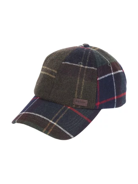 Barbour Czapka z daszkiem GALINGALE ciemny zielony