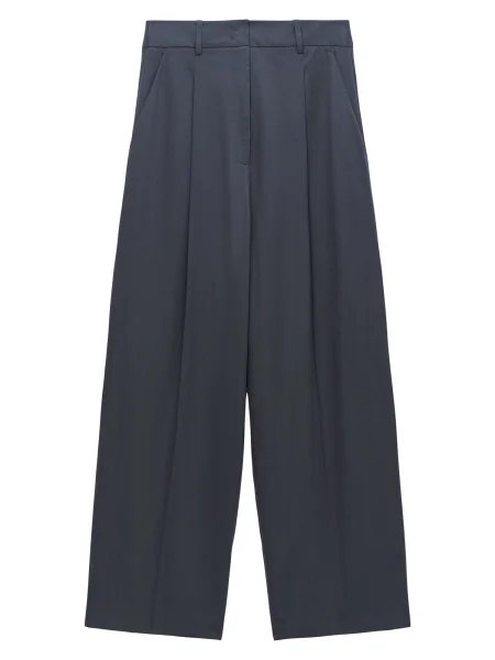 Adolfo Dominguez Pantaloni cutați închis gri