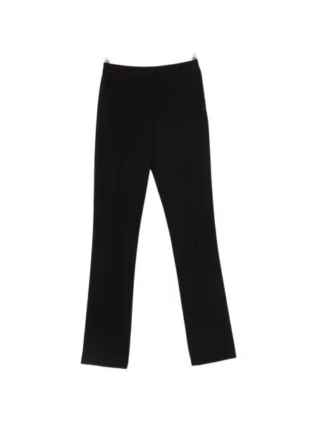 Pantaloni Patrizia Pepe cu autograf negru