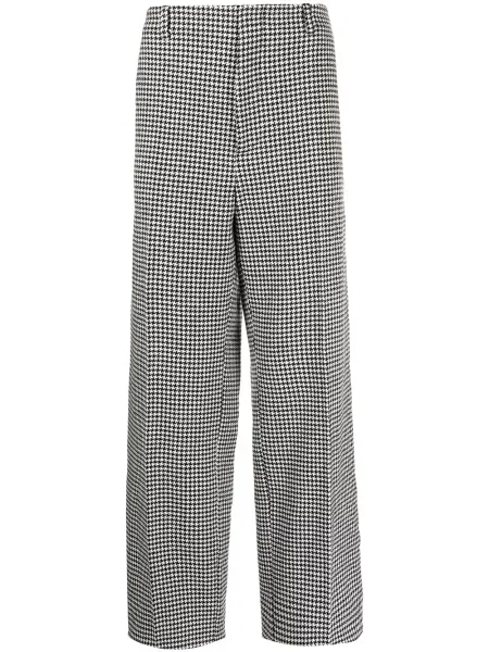 "houndstooth" rašto kelnės Cool Tm juoda