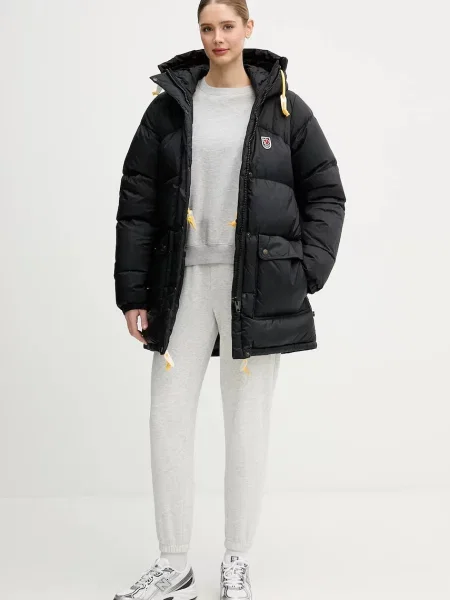Пухова куртка Fjallraven Expedition зимова чорний