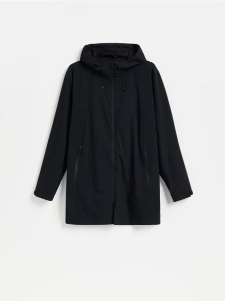 Reserved Geacă parka cu glugă negru