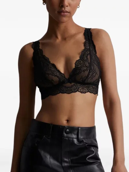 Sutien bralette Aubade din dantelă negru