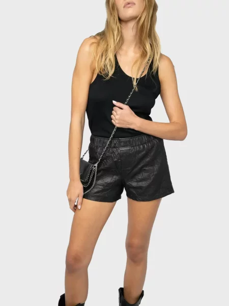 Кожаный клатч Zadig&voltaire черный