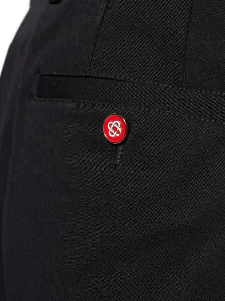 Pantaloni scurți Casablanca plisate negru