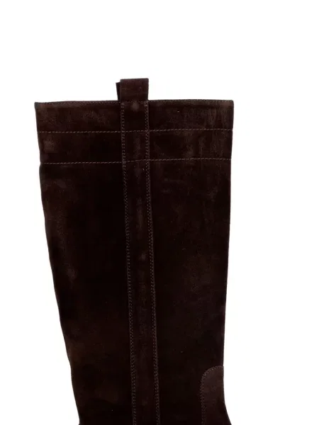 Botine Status din piele de căprioară maro