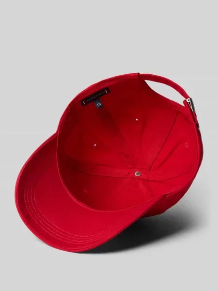 Tommy Hilfiger czapka z daszkiem Mężczyźni jednolity ONE SIZE czerwony